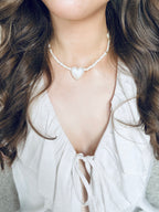 Lustrous Heart Necklace