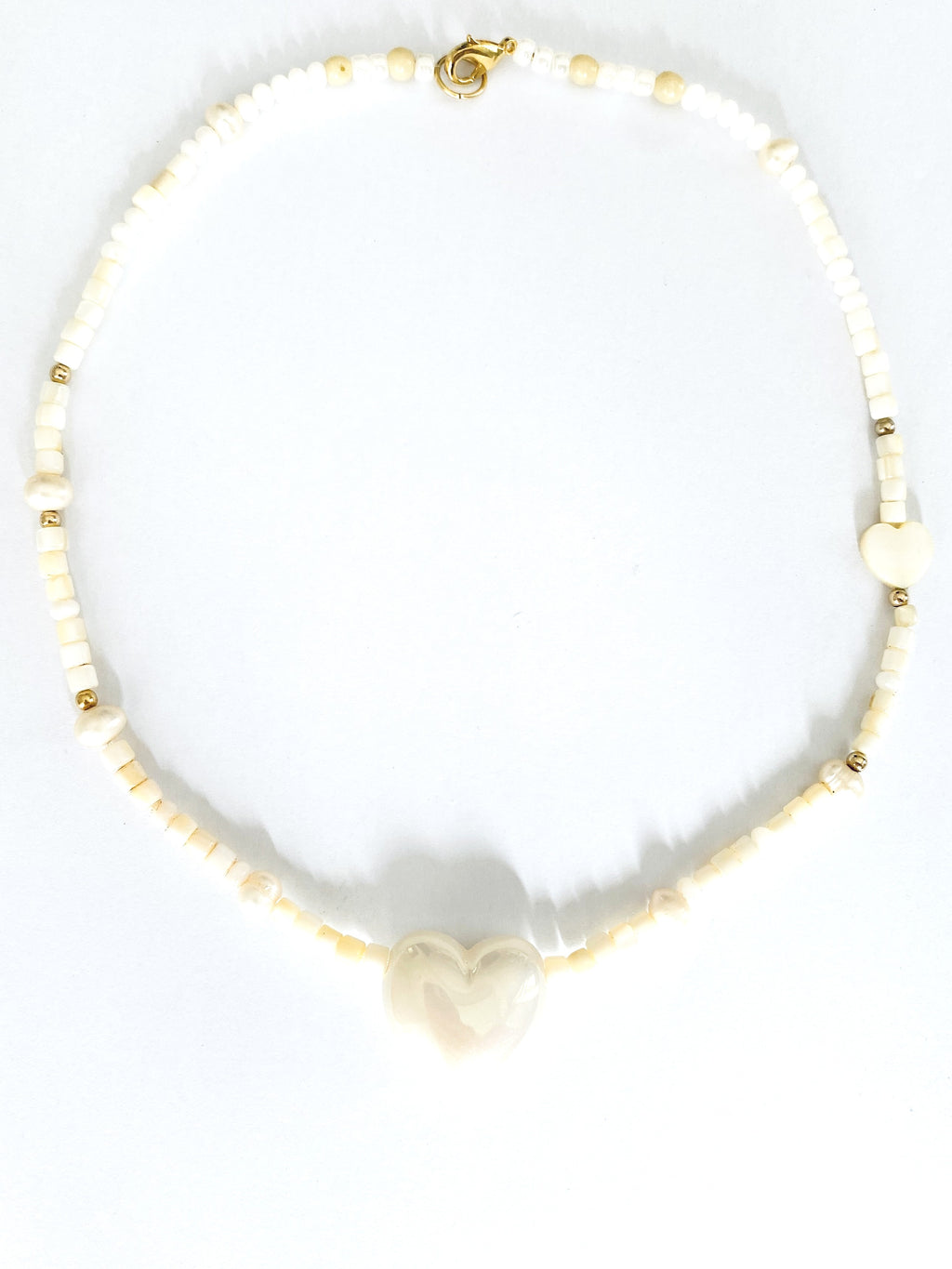 Lustrous Heart Necklace