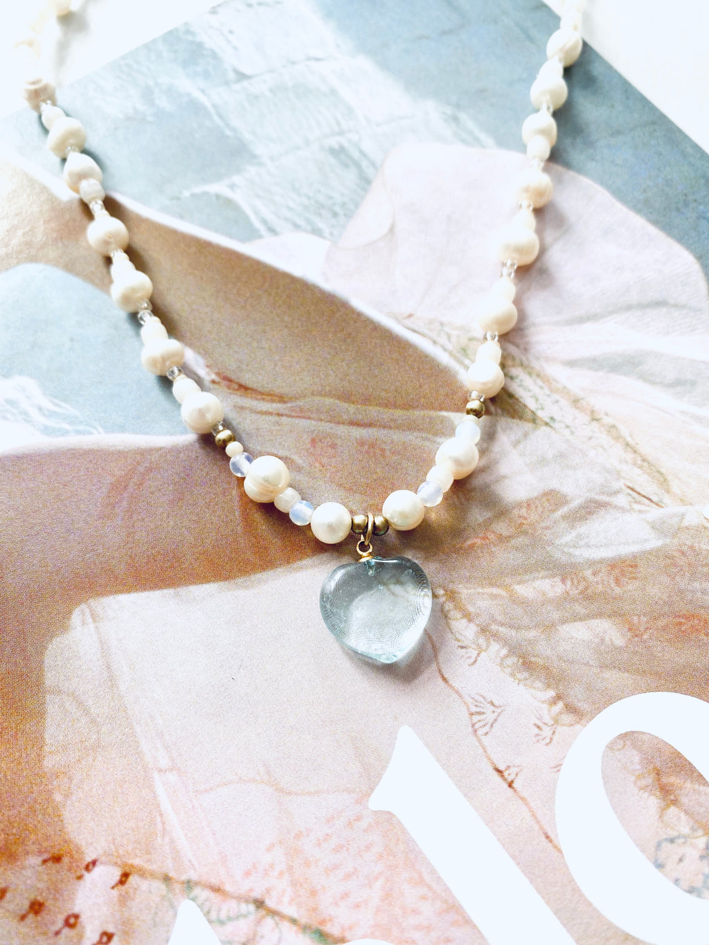 Lullaby Blue Pearl Necklace