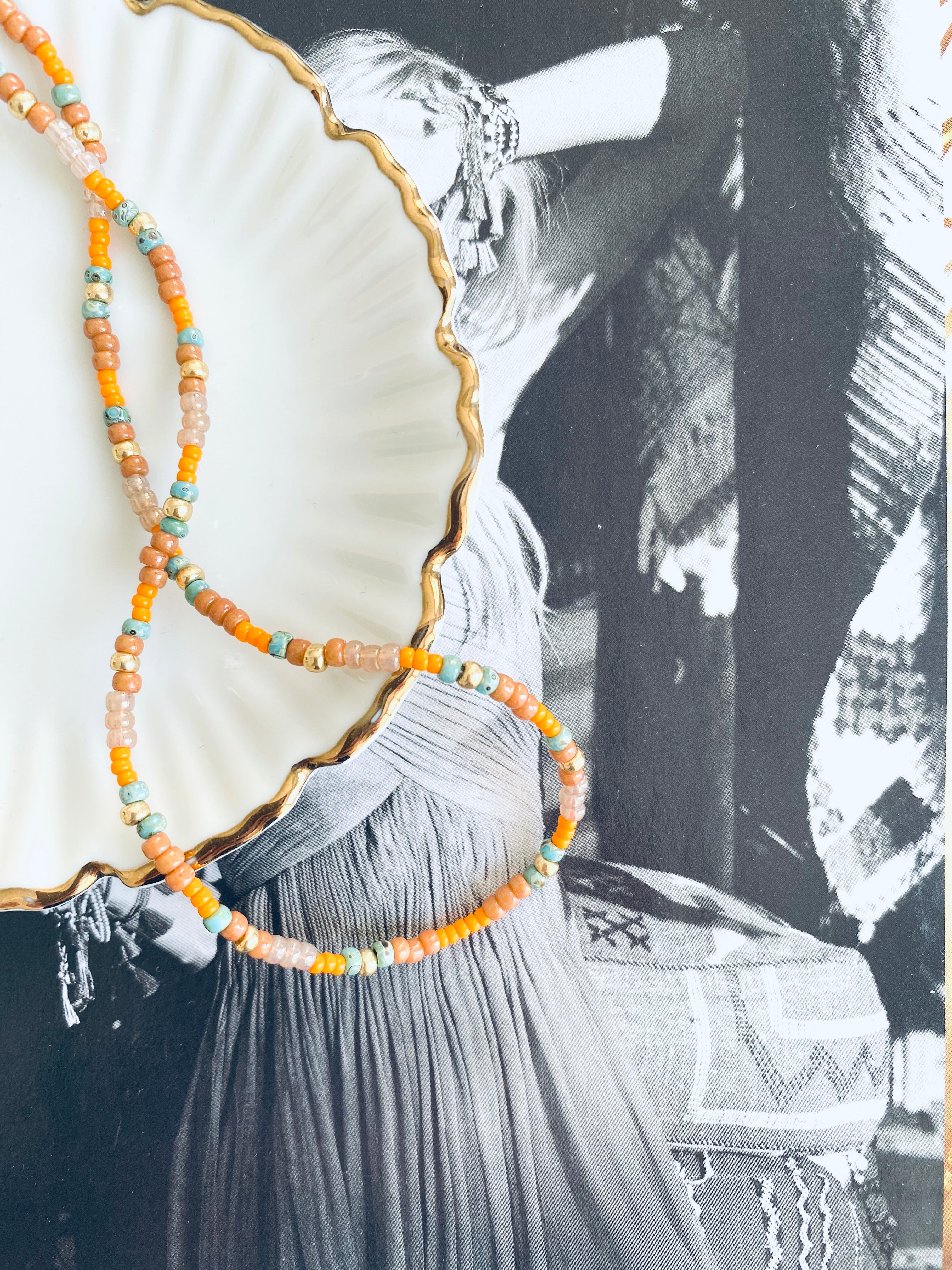 Citrus Bead Necklace