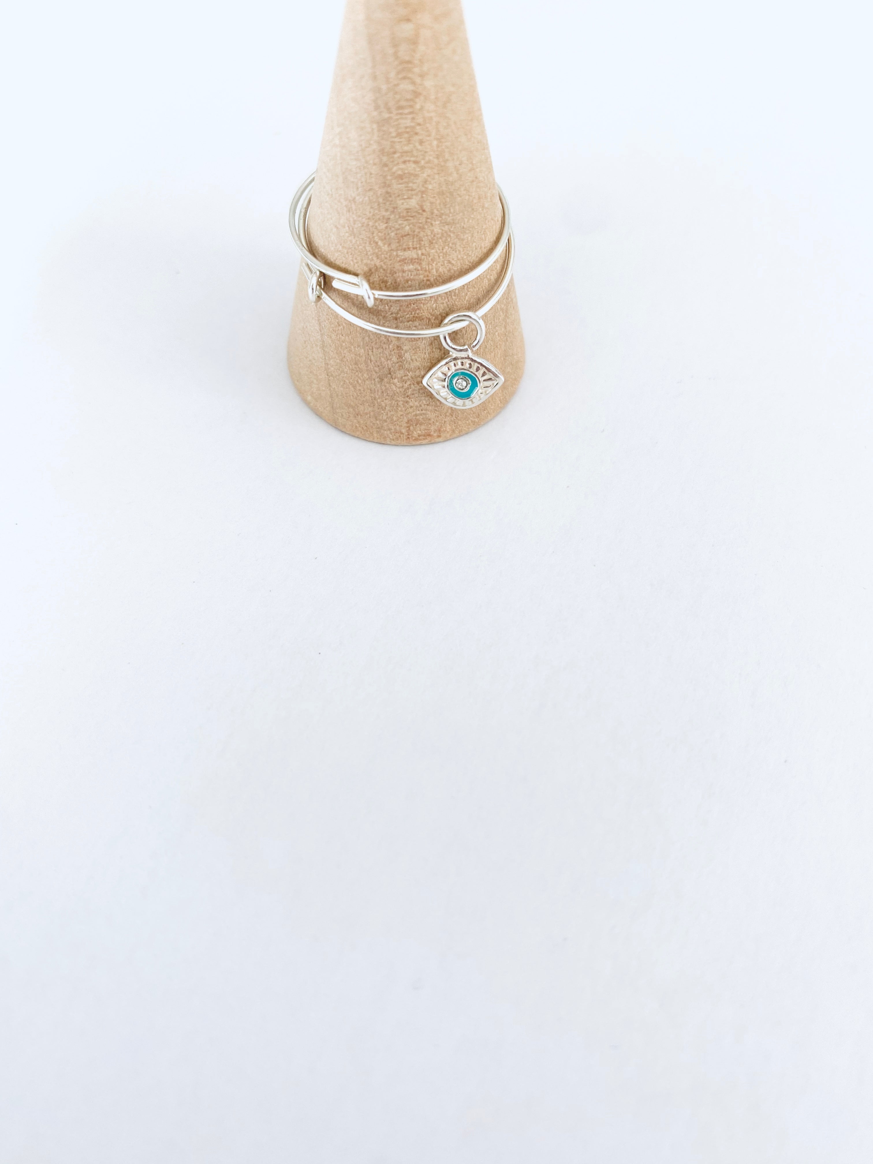 Evil Eye Sterling Silver Earrings