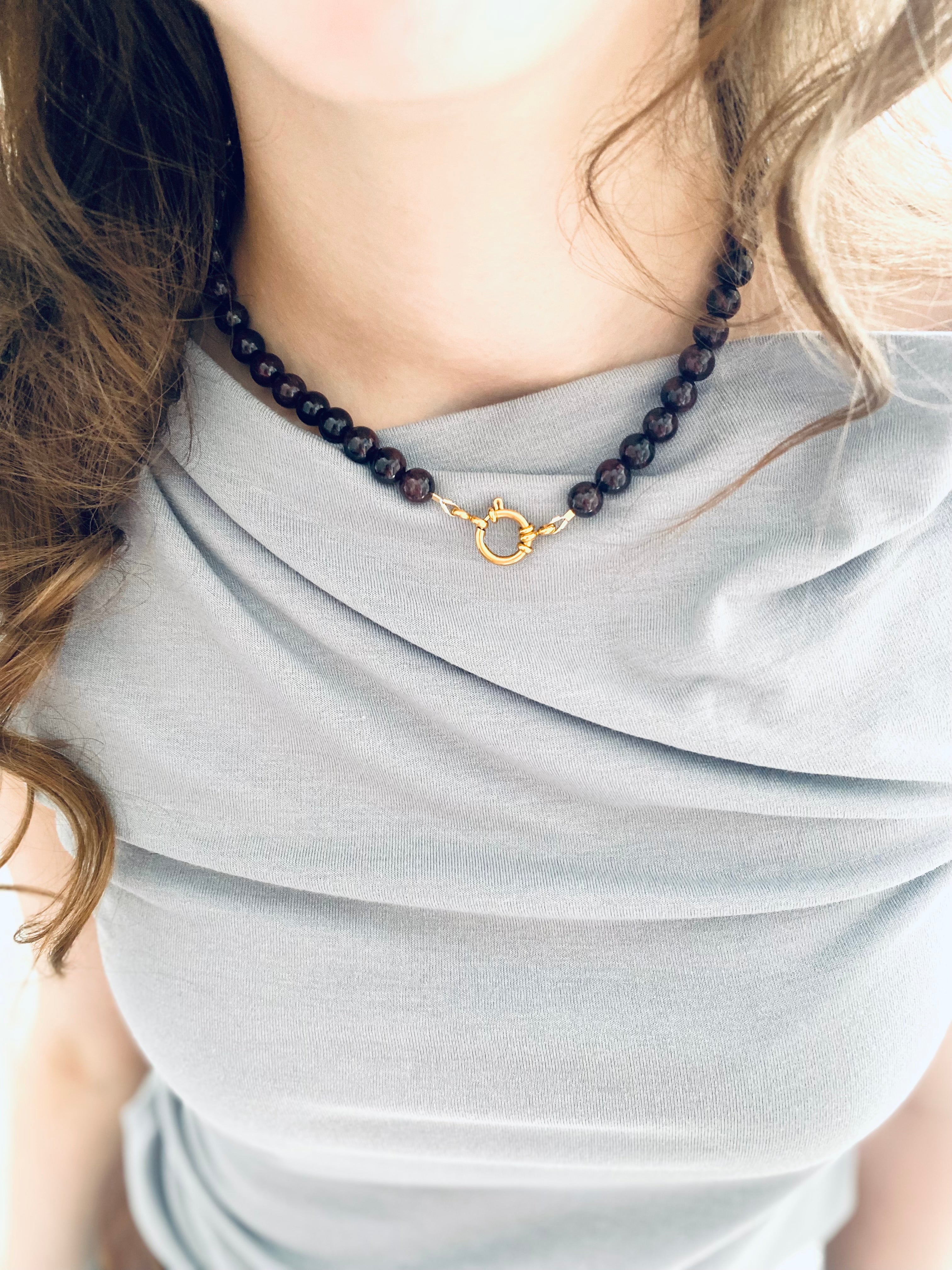 Wild Garnet Necklace