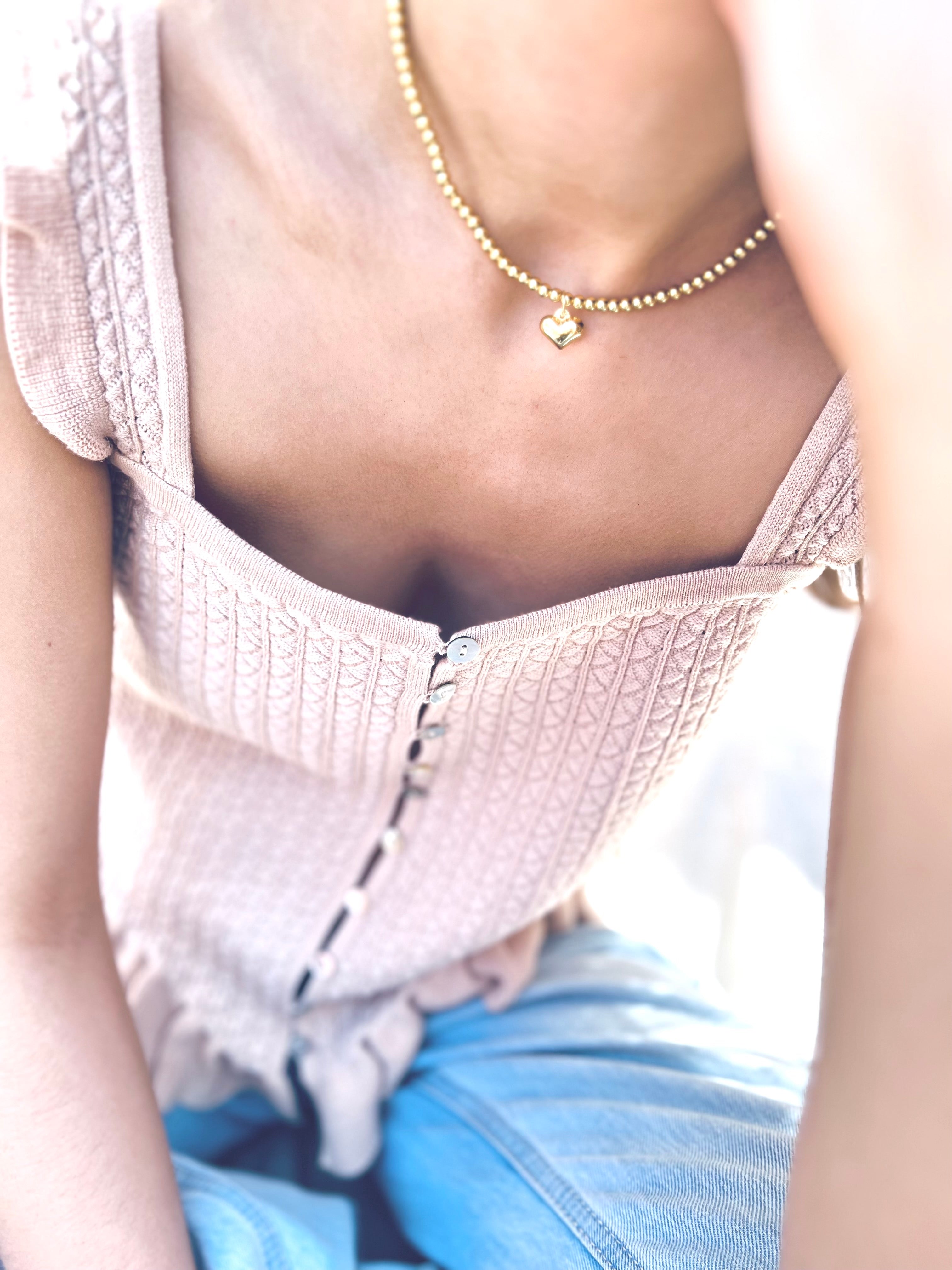 Golden Heart Necklace