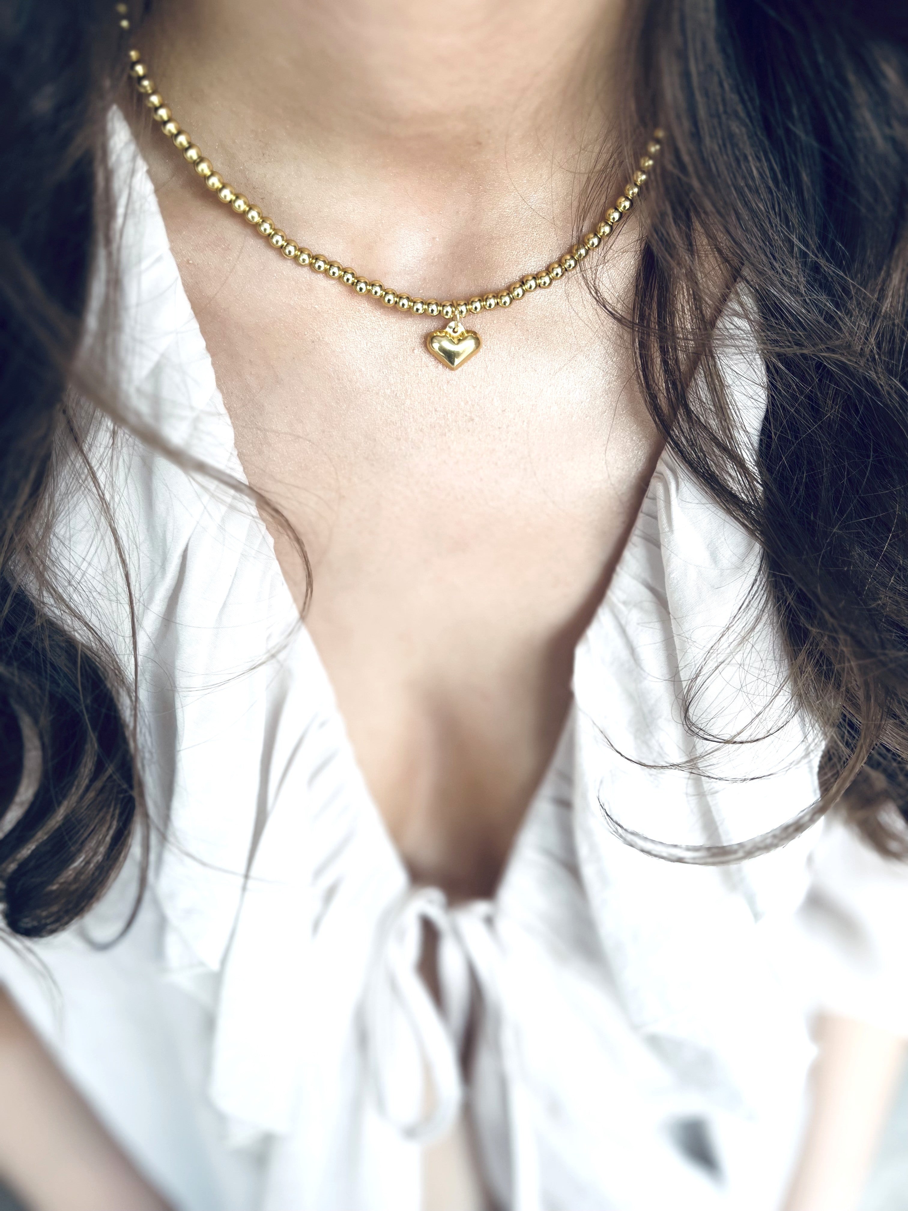 Golden Heart Necklace