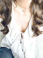 Daisy Pearl Necklace