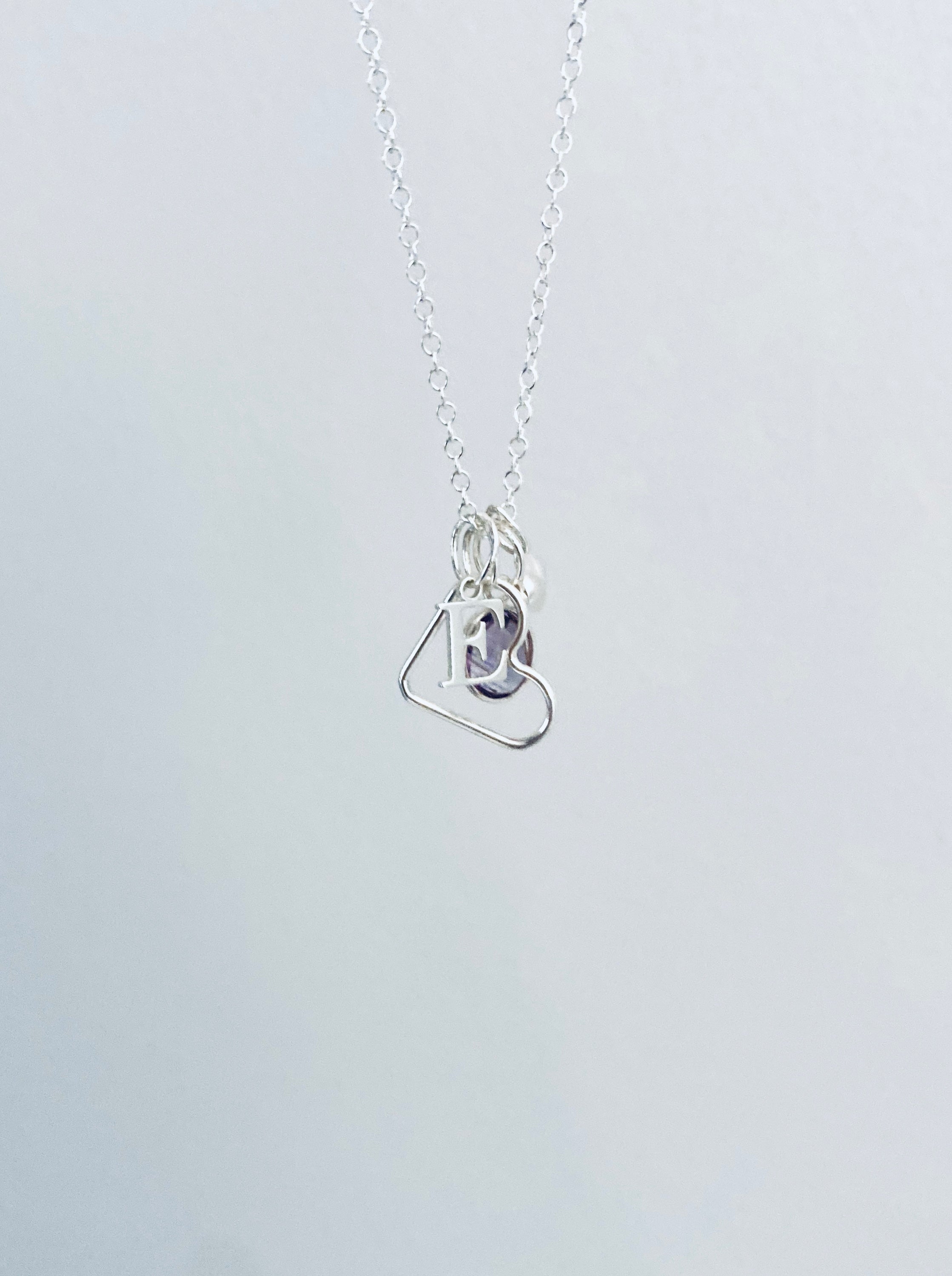 Personalised Birthstone Charm Necklace