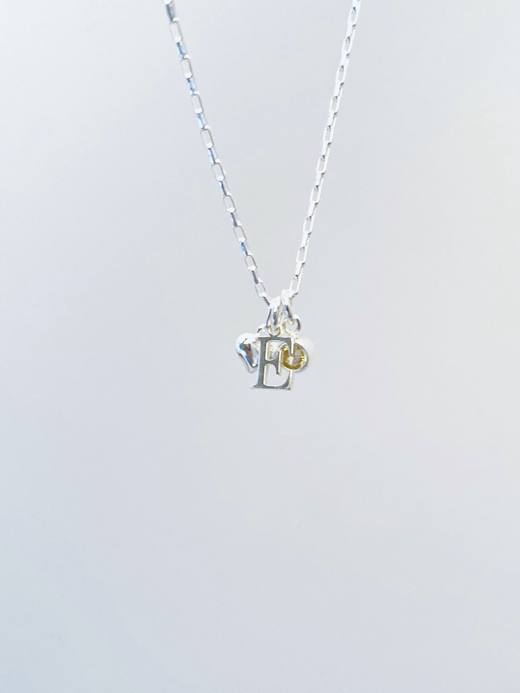 Personalised Birthstone Charm Necklace