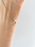 Personalised Birthstone Charm Necklace