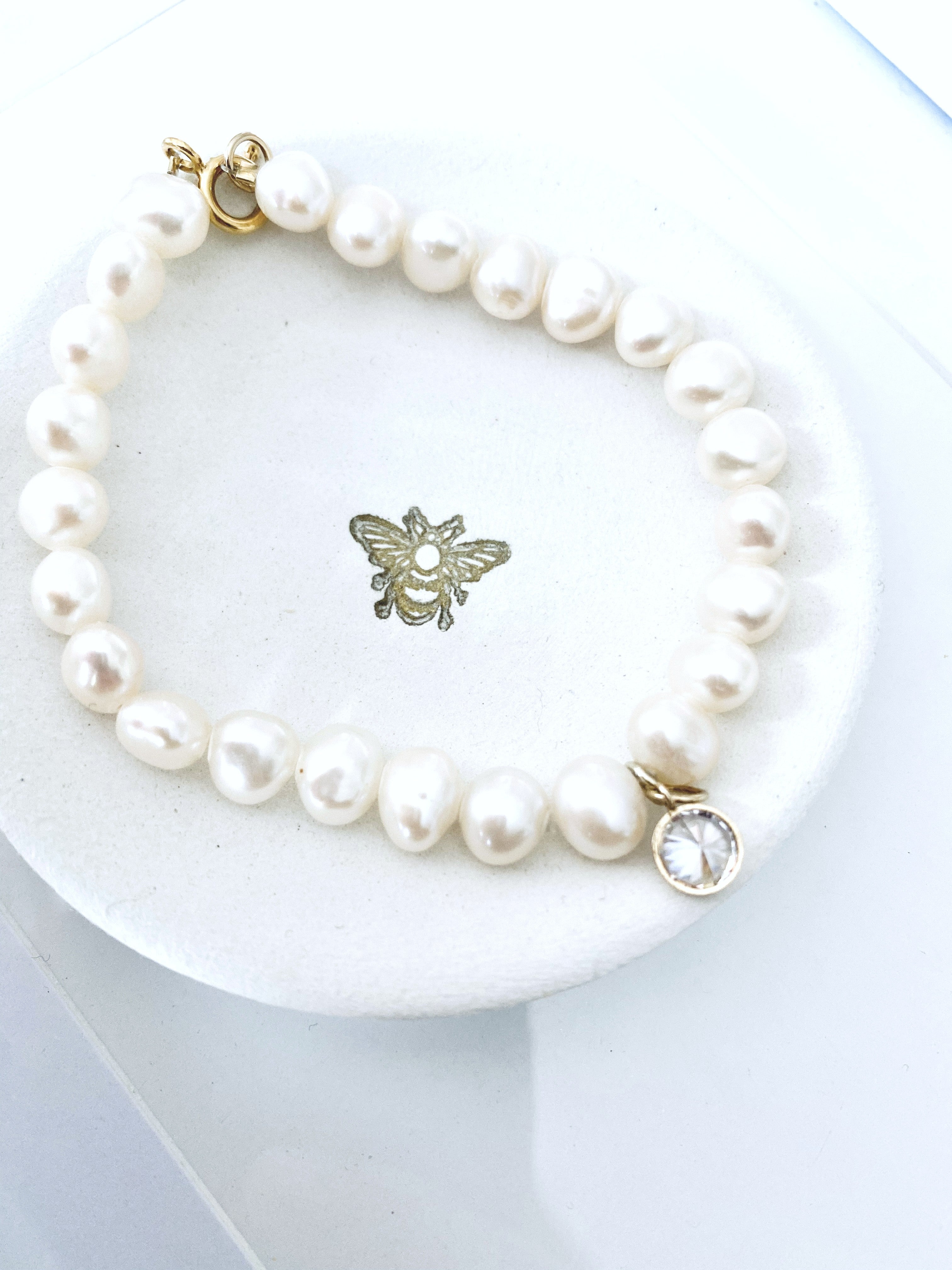 Pearl Birthstone Bracelet