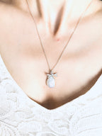 Pretty Pearl Dragonfly Necklace