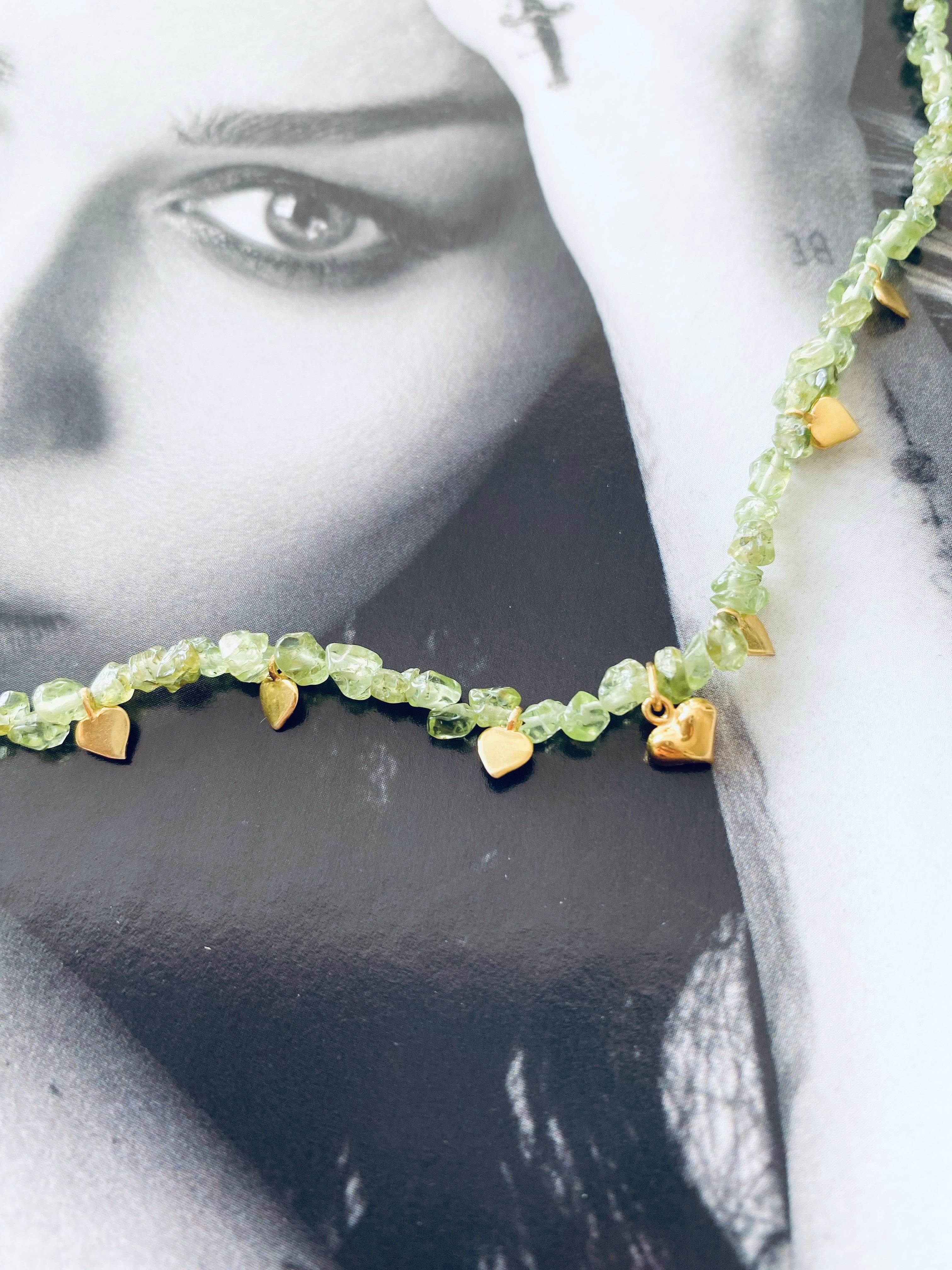 Peridot Vine Necklace