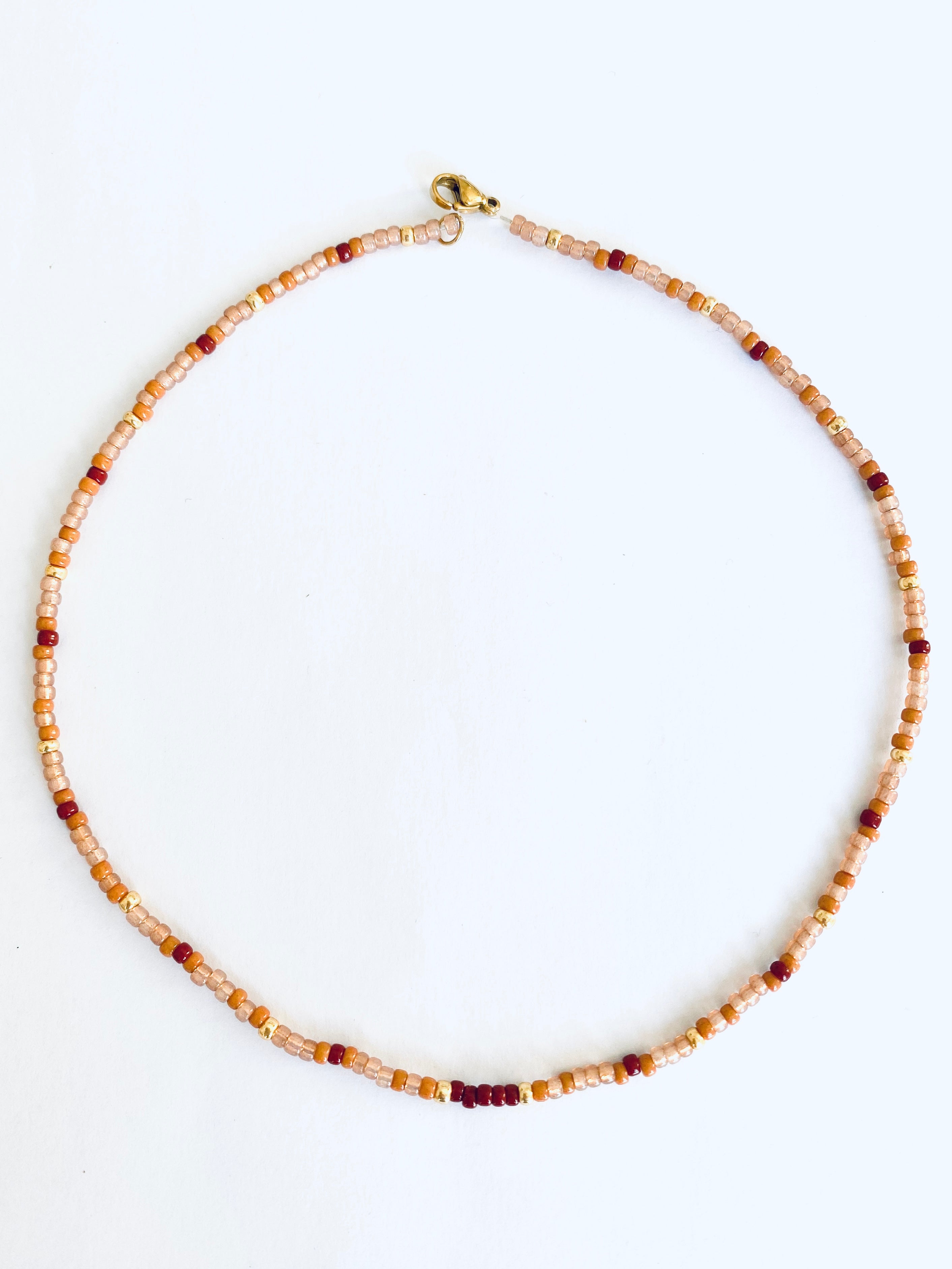 Toffee Bead Necklace