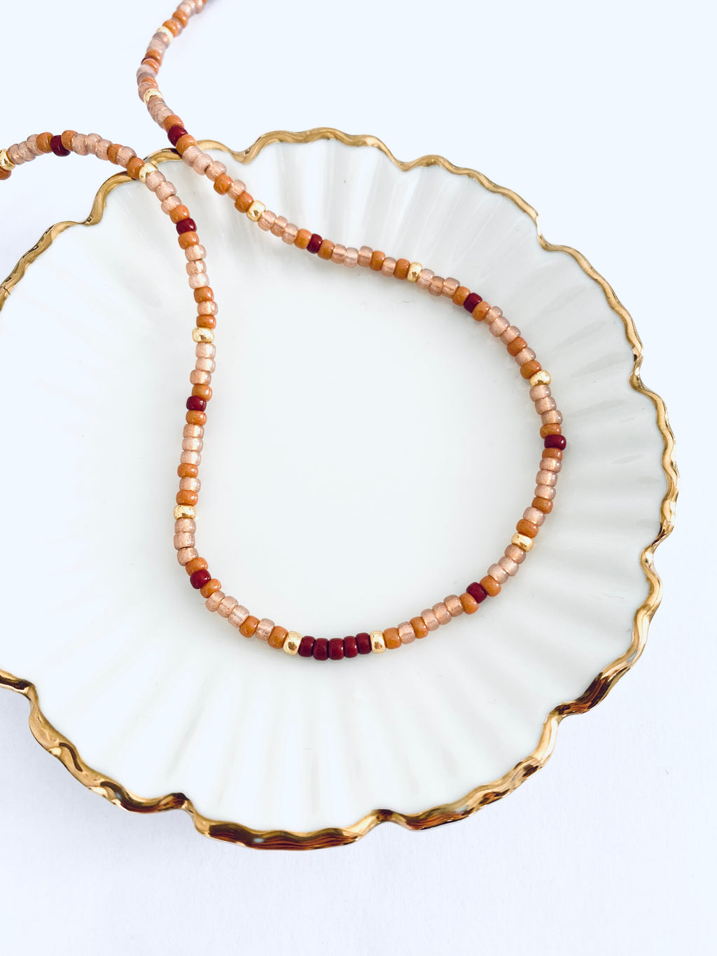 Toffee Bead Necklace