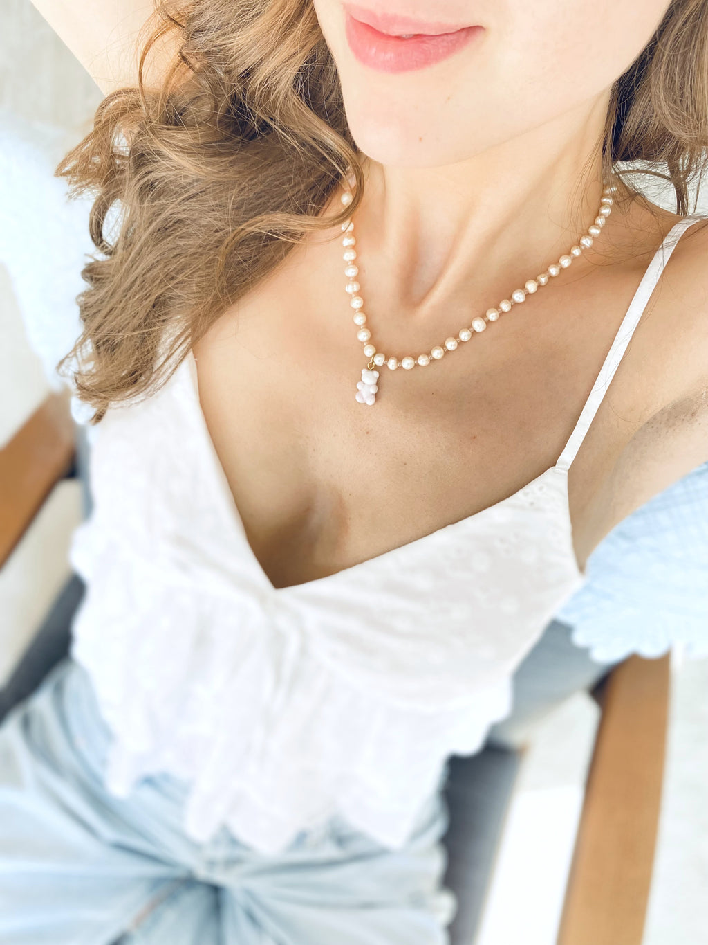 Teddy Pearl Necklace