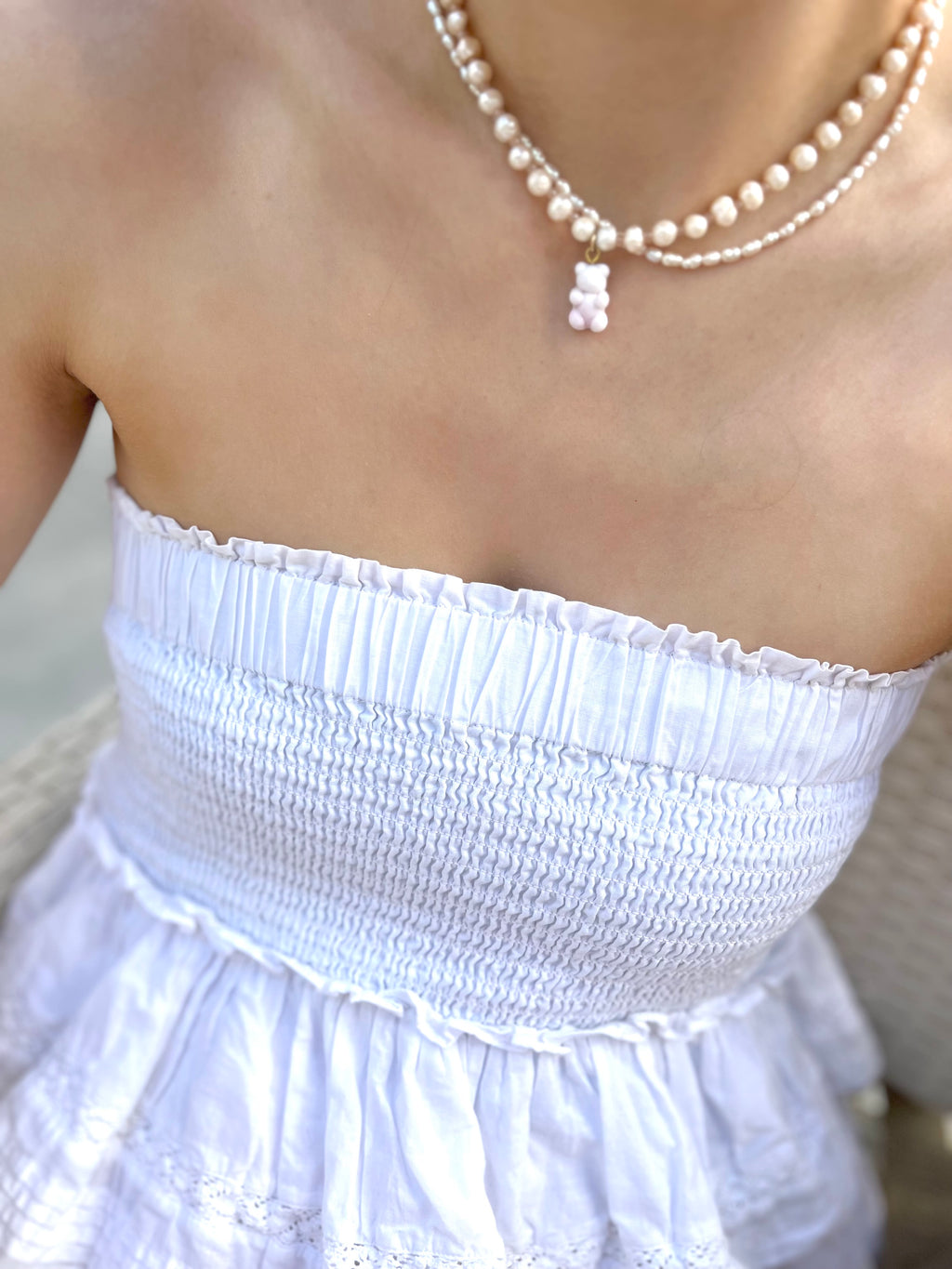 Teddy Pearl Necklace
