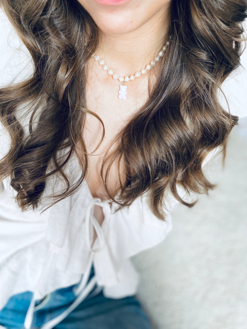 Teddy Pearl Necklace