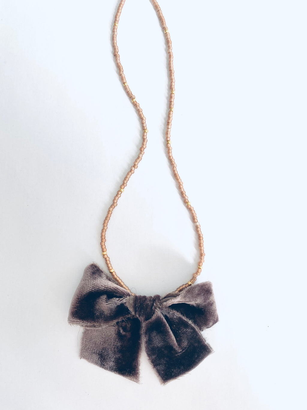 Velvet Bow Necklace