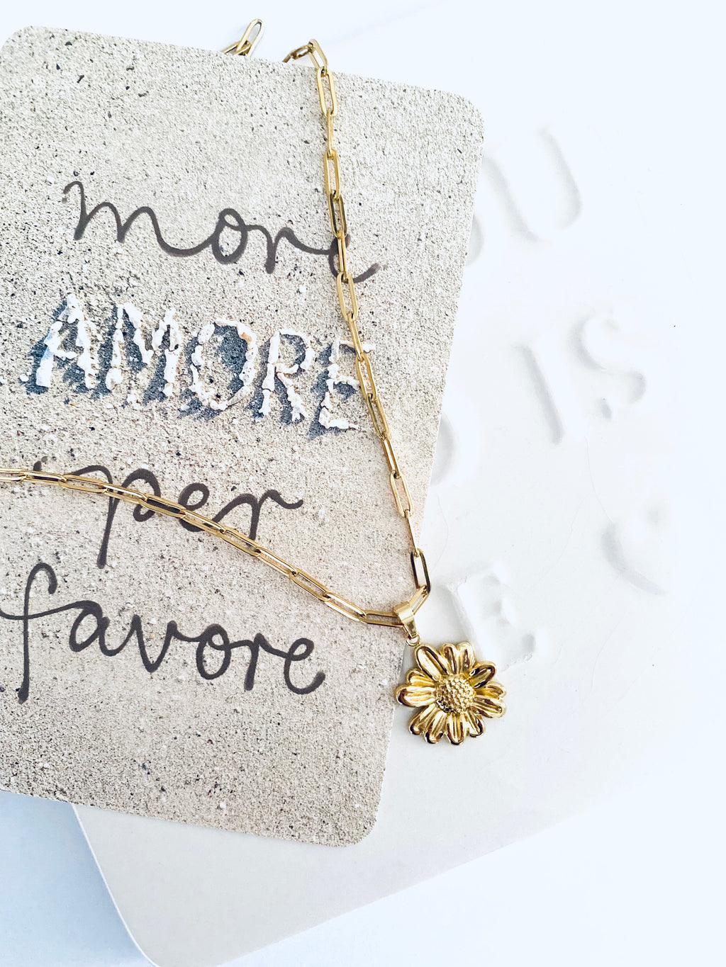 Daisy Cable Necklace